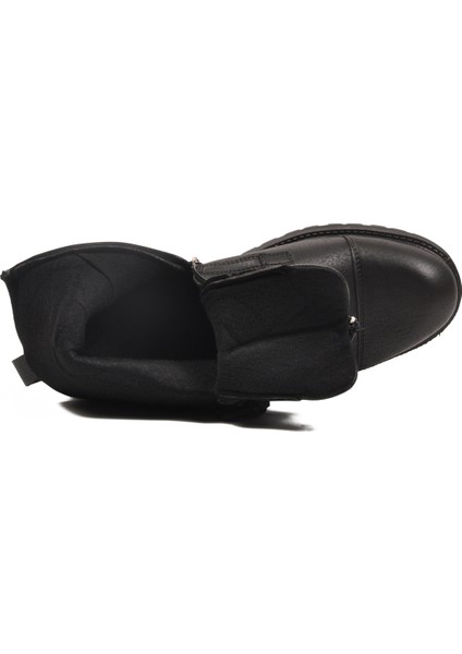 Siyah Içi Polarlı Kaymaz Bağcıklı Fermuarlı Erkek Postal Bot 347 M fırsatları