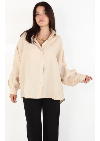 5583 Flamlı Cepsiz Gömlek