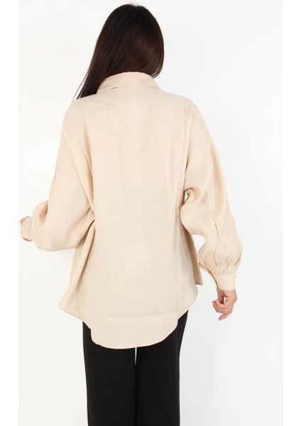 5583 Flamlı Cepsiz Gömlek modelleri