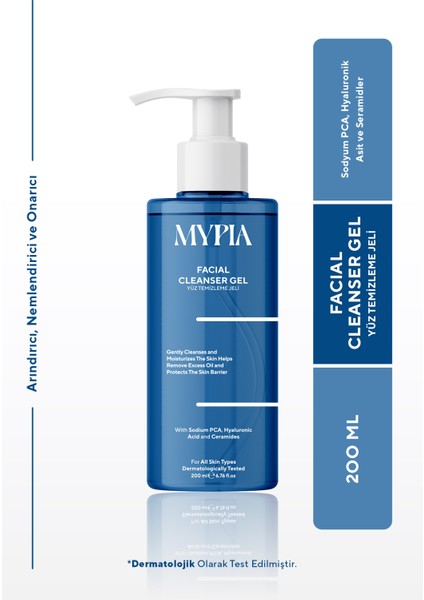 Aydınlatıcı ve Siyah Nokta Karşıtı, Sebum Denleyici Ceramide Etkili Tüm Cilt Tiplerine Uygun Yüz Yıkama Jeli 200 ml