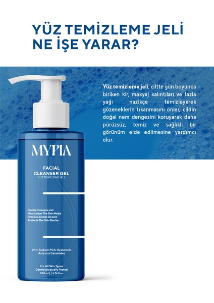 Aydınlatıcı ve Siyah Nokta Karşıtı, Sebum Denleyici Ceramide Etkili Tüm Cilt Tiplerine Uygun Yüz Yıkama Jeli 200 ml modelleri