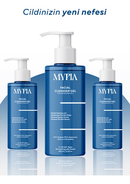 Aydınlatıcı ve Siyah Nokta Karşıtı, Sebum Denleyici Ceramide Etkili Tüm Cilt Tiplerine Uygun Yüz Yıkama Jeli 200 ml