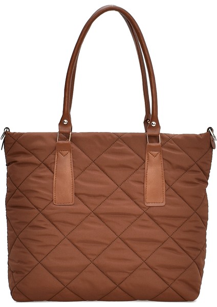 Puf Kapitone Dikişli Kadın Omuz Çantası – Günlük Kullanıma Uygun Modern Tasarım ELA09753