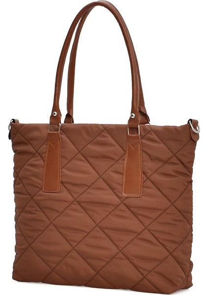 Puf Kapitone Dikişli Kadın Omuz Çantası – Günlük Kullanıma Uygun Modern Tasarım ELA09753 modelleri