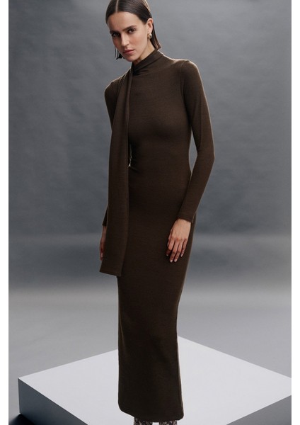 Şal Yaka Maxi Elbise - Exclusive Collection modelleri