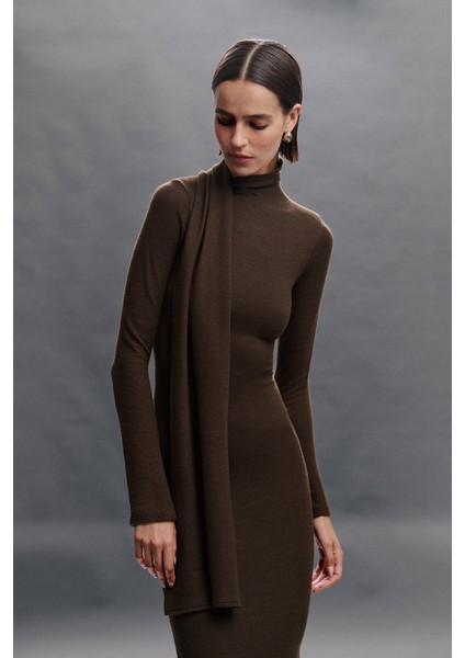 Şal Yaka Maxi Elbise - Exclusive Collection fırsatları