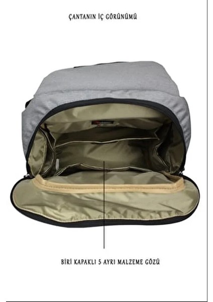 Working Mothers Bag Bebek Bakım Sırt Çantası Ergonomik Tasarım Su Geçirmez 42 cm Yükseklik