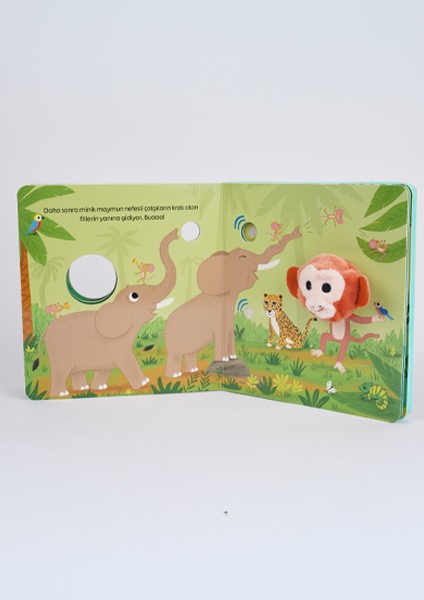 Minik Maymun Balta Girmemiş Ormanda (Kuklalı Sesli Kitap) - Emilie Collet fırsatları