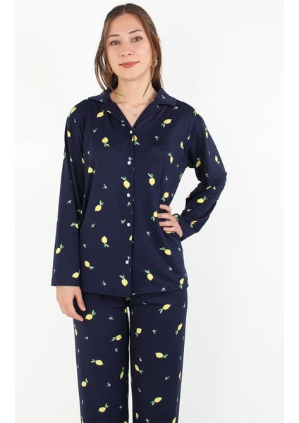 3305 Milan Soft Gömlek Yaka Uzun Kol Uzun Alt Pijama Takımı fırsatları
