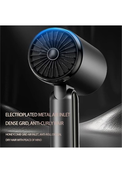 Taşınabilir Saç Kurutma Makinesi Hızlı Kuruyan Katlanabilir 2000W Yüksek Güçlü Negatif Iyon Saç Kurutma Makinesi Ev Seyahat Saç Bakımı Ab Fişi Beyaz (Yurt Dışından) fiyatları