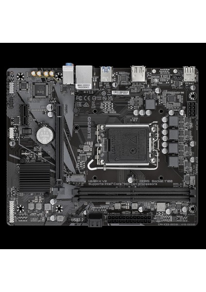 Gıgabyte H610M K V2, Rev.1.0, 2xddr5, M.2, Dp, Hdmı, 12-13.nesil, LGA1700 Soket, Anakart fırsatları