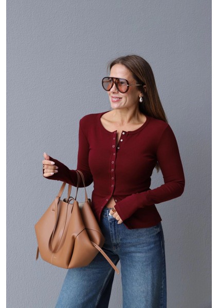 Bordo Ön Çıtçıt Detay Body modelleri