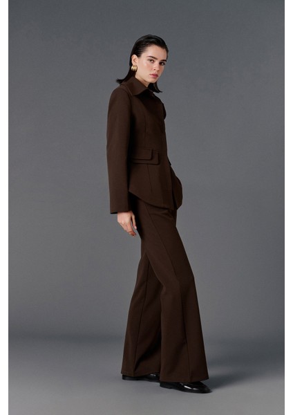 Çift Kemer Detaylı Yüksek Bel Palazzo Pantolon modelleri