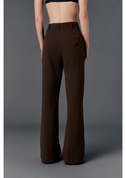 Çift Kemer Detaylı Yüksek Bel Palazzo Pantolon indirimleri