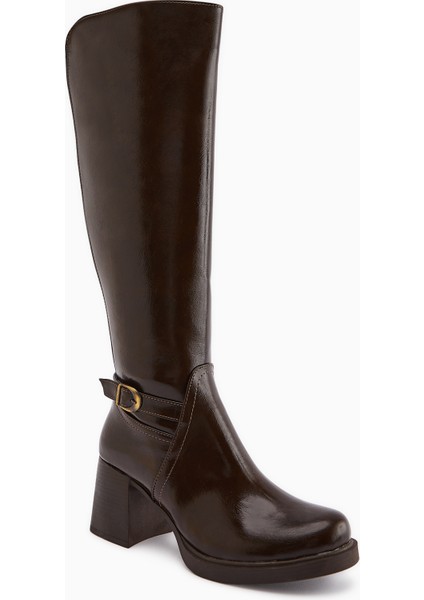 Gerti Kahve Topuklu Kadın Çizme fiyatları