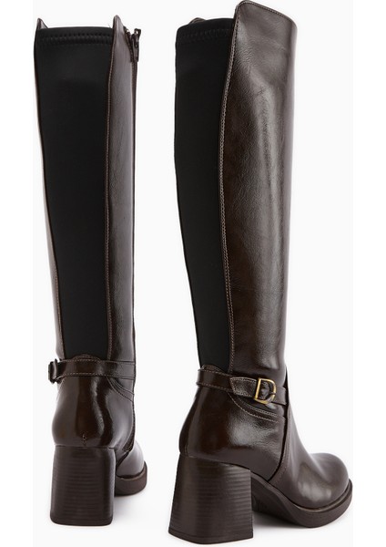 Gerti Kahve Topuklu Kadın Çizme indirimleri