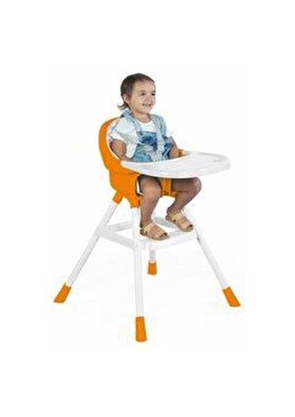 FisherPrice Portatif Mama Sandalyesi Ultra Yumuşak Malzeme 0-3 Yaş İçin Turuncu fiyatları