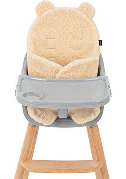 Teddy Bear Peluş Minder Bebek Arabası ve Mama Sandalyeleri İçin Yumuşak Konfor