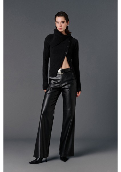 Dik Yaka Anvelop Düğmeli Kazak fiyatları