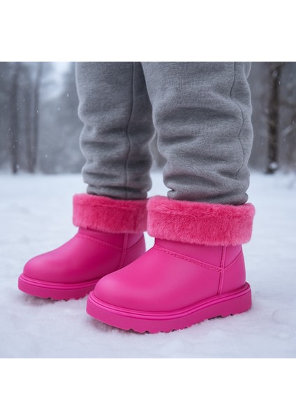 Su Geçirmez Içi Kürklü Kız Çocuk Eva Yağmur Kar Botu modelleri