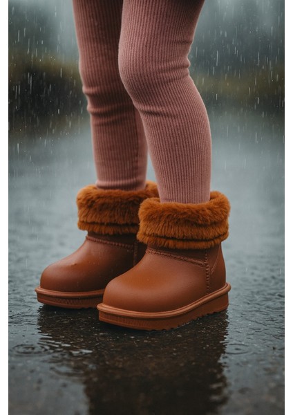 Su Geçirmez Içi Kürklü Kız Çocuk Eva Yağmur Kar Botu fiyatları