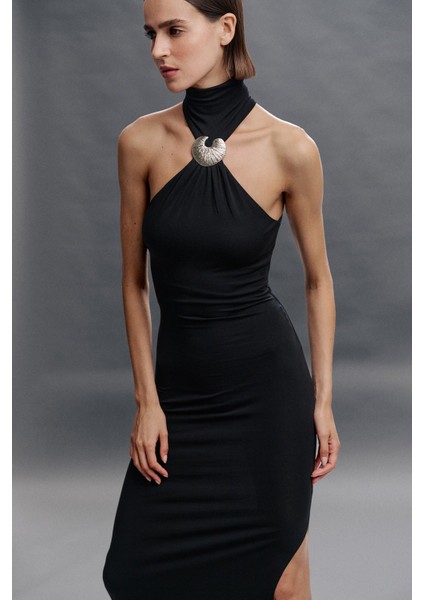 Halter Yaka Maxi Elbise - Exclusive Collection modelleri