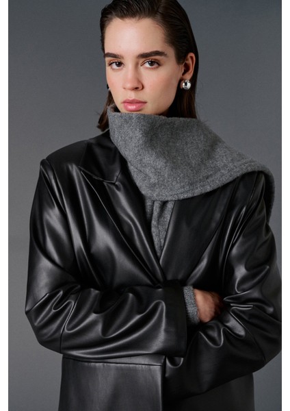 Deri Blazer Ceket