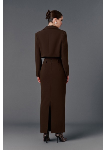 Yırtmaçlı Maxi Etek - Premium Edition