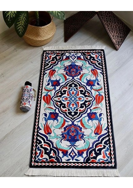 Lale Desenli Ipek Dokulu Keseli Seccade Çok Renkli modelleri