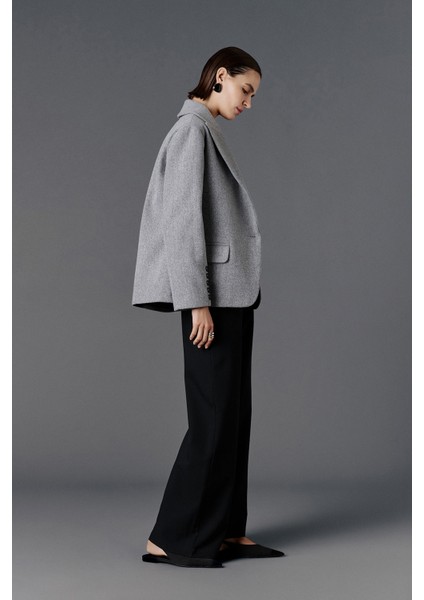 Oversize Kaşe Blazer Ceket indirimleri