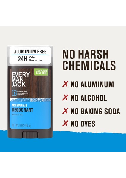 Mountain Air Alüminyumsuz Stick Deodorant 85GR indirimleri