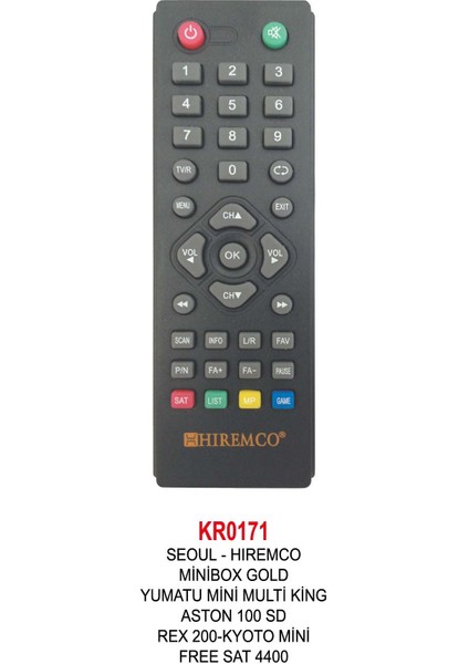 Mini Multi King Uydu Kumandası