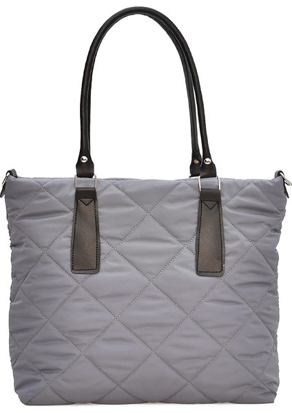 Puf Kapitone Dikişli Kadın Omuz Çantası – Günlük Kullanıma Uygun Modern Tasarım ELA09753