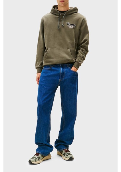 % 100 Pamuk Logolu Regular Fit Kapüşonlu Sweat Erkek Sweat DM0DM22086 Mrh fiyatları