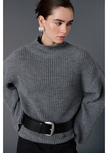 Balıkçı Yaka Oversize Kazak modelleri