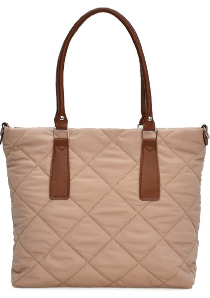 Puf Kapitone Dikişli Kadın Omuz Çantası – Günlük Kullanıma Uygun Modern Tasarım ELA09753