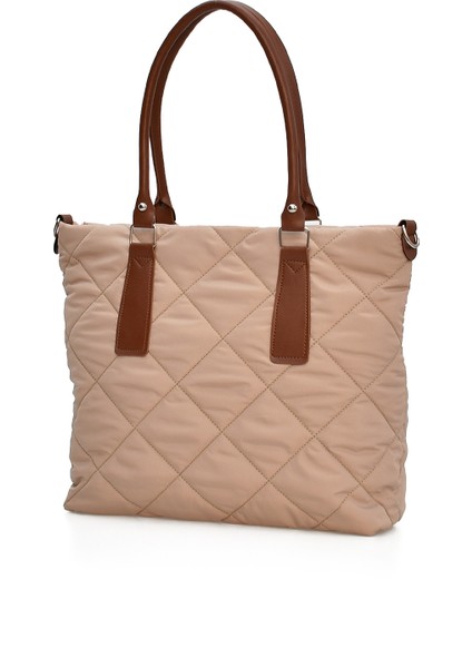 Puf Kapitone Dikişli Kadın Omuz Çantası – Günlük Kullanıma Uygun Modern Tasarım ELA09753 fırsatları