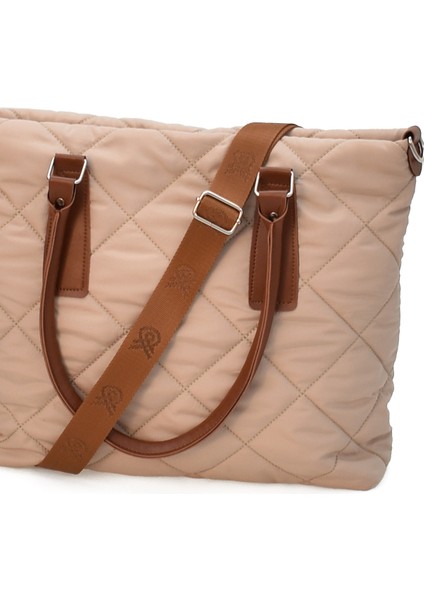 Puf Kapitone Dikişli Kadın Omuz Çantası – Günlük Kullanıma Uygun Modern Tasarım ELA09753 indirimleri