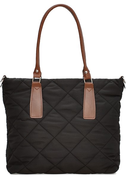 Puf Kapitone Dikişli Kadın Omuz Çantası – Günlük Kullanıma Uygun Modern Tasarım ELA09753