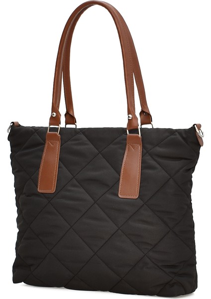 Puf Kapitone Dikişli Kadın Omuz Çantası – Günlük Kullanıma Uygun Modern Tasarım ELA09753 fırsatları