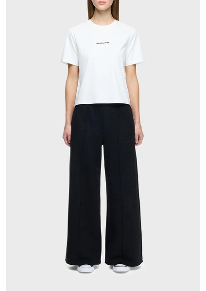 Pamuklu Regular Fit Bisiklet Yaka Logolu T Shirt Bayan T Shirt LB25FWCLAFUTS fiyatları