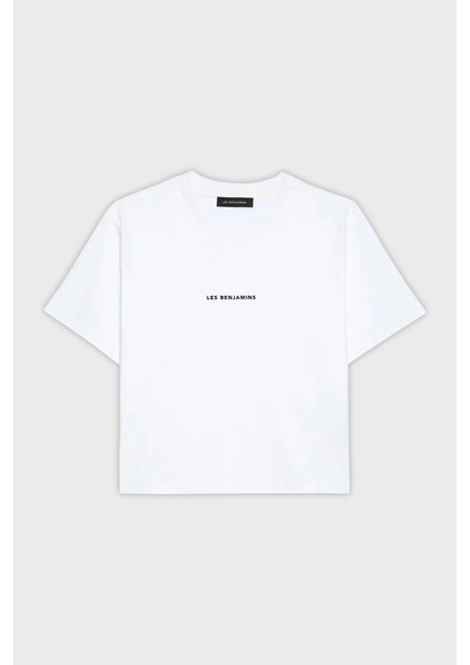 Pamuklu Regular Fit Bisiklet Yaka Logolu T Shirt Bayan T Shirt LB25FWCLAFUTS