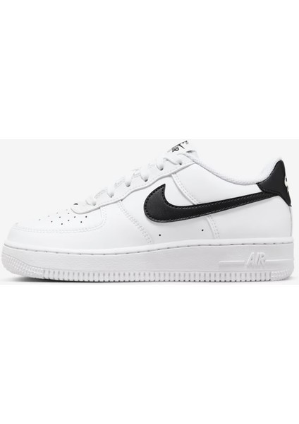Air Force 1 Af1 Gs Leather Unisex Sneaker Swoosh Hakiki Deri Günlük Spor Ayakkabı Beyaz Siyah fiyatları