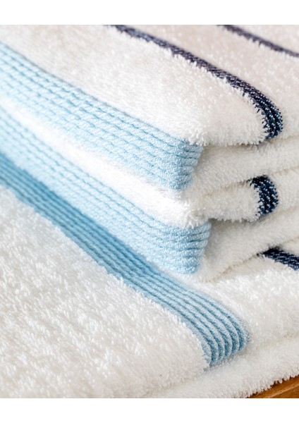 Gabriel Pamuklu Banyo Havlusu - Mavi - 80X150 cm modelleri