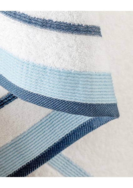 Gabriel Pamuklu Banyo Havlusu - Mavi - 80X150 cm fırsatları