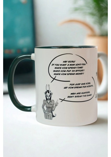 Yazılı Porselen Kupa – Mizahi Kadın Gücü Temalı Mesajlı Kupa fırsatları