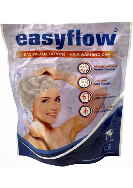 Hasta Saç Yıkama Bonesi - 10 Adet modelleri