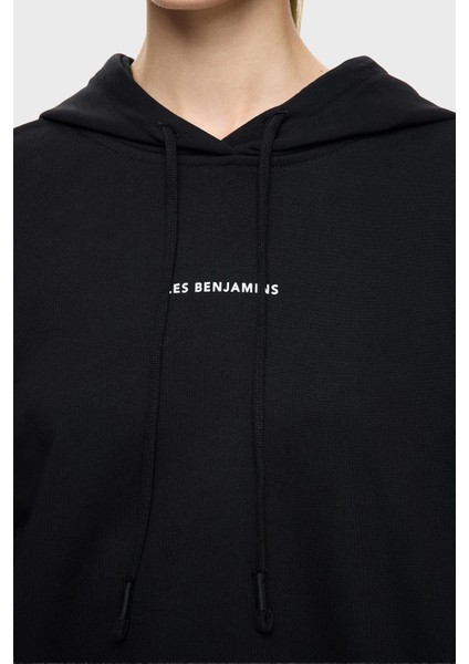 Pamuklu Regular Fit Kapüşonlu Yaka Logolu Sweat Bayan Sweat Lbnooscorfuhd indirimleri