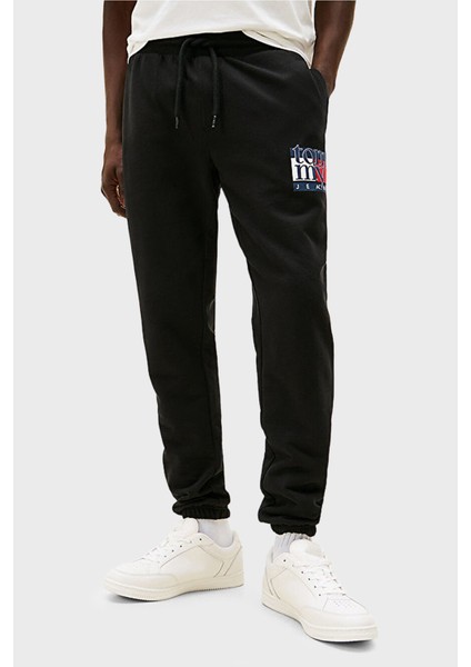 Pamuklu Slim Fit Normal Bel Lastikli Paça Jogger Pantolon Erkek Pantolon DM0DM22094 Bds