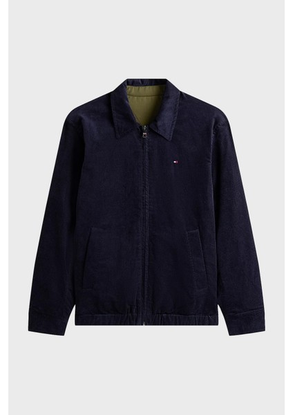 Pamuklu Regular Fit Çift Taraflı Kadife Ceket Erkek Ceket MW0MW40620 Dw5